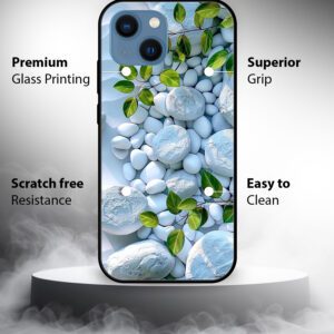 Lafangar White Stone Printed Mobile Case