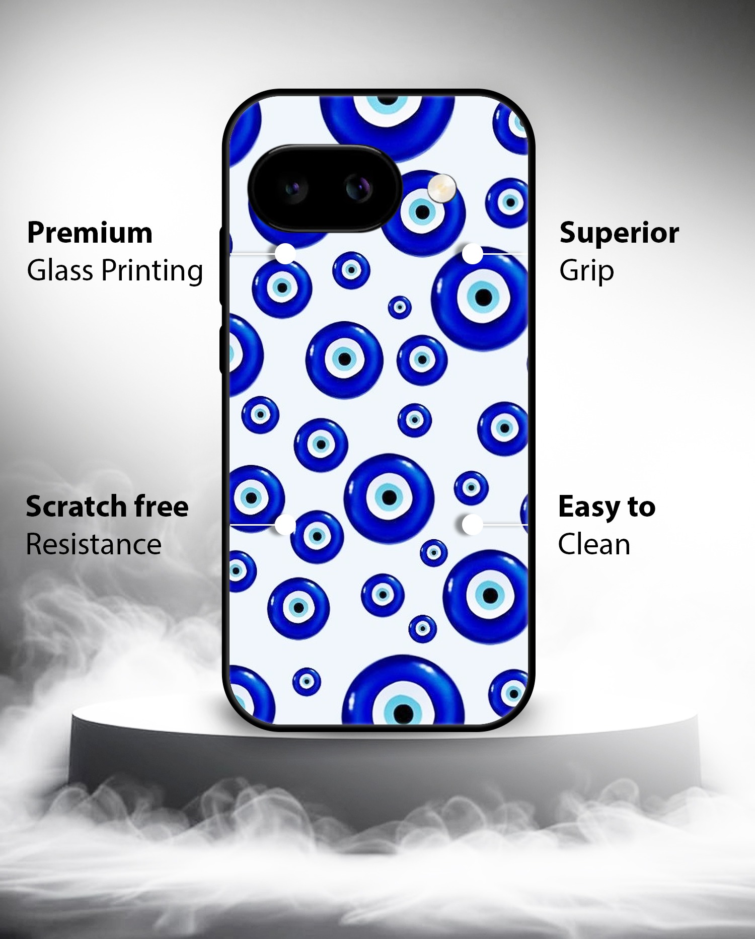 Evil Eye Pattern mobile cover Google Pixel 9A