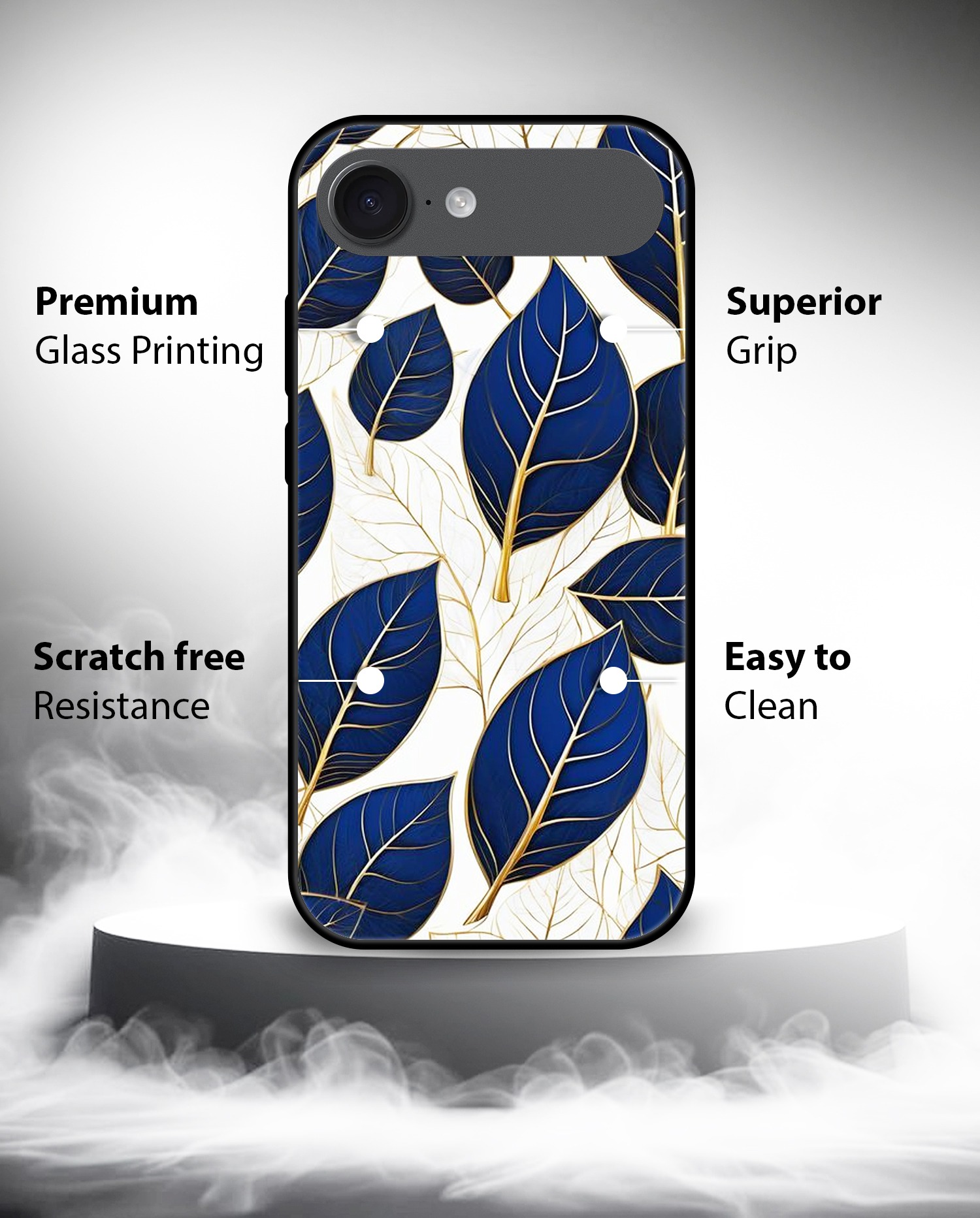 Golden leaf Pattern mobile cover iPhone Air