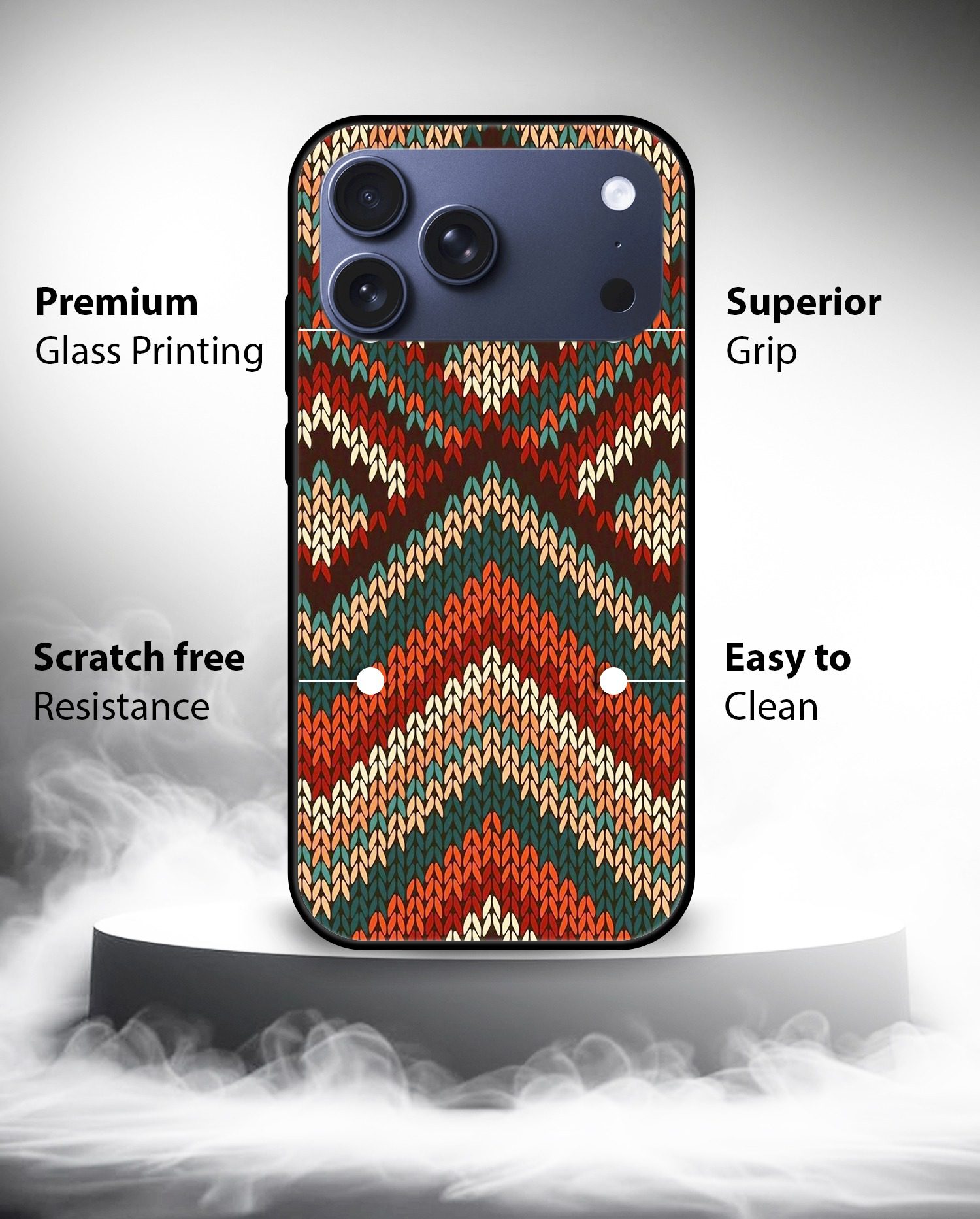 Winter Sweater Knitting mobile cover iPhone 17 Pro Max