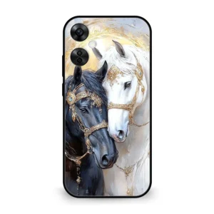 Premium Black & White Horse OnePlus Nord CE 3 Lite