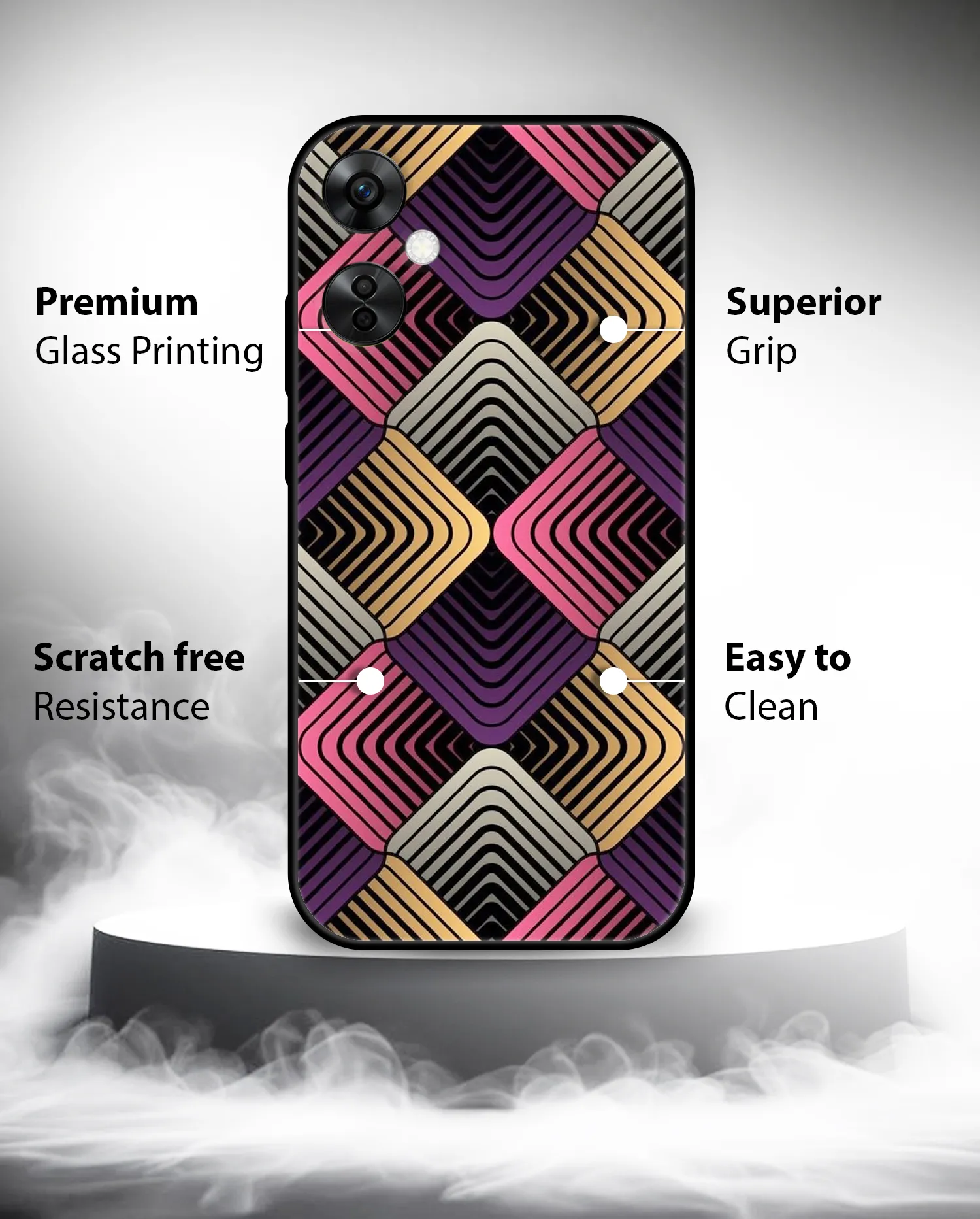 Premium Colorful Abstract Pattern OnePlus Nord CE 3 Lite - Image 4