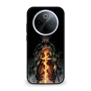 Premium Anime Fire Sward Mobile Cover for iQOO Z10 5g