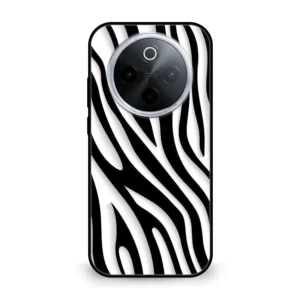 Premium Black & White Pattern Mobile Cover for iQOO Z10 5g