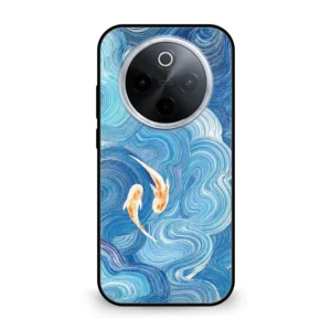 Premium Blue Sea Fish Mobile Cover for iQOO Z10 5g
