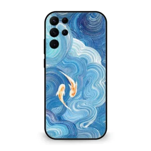 Premium Blue Sea Fish Mobile Cover for Samsung S22