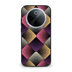 Premium Colorful Abstract Pattern Mobile Cover for iQOO Z10 5g