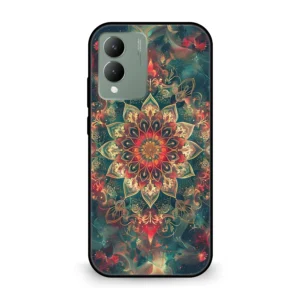 Premium Coloured Pattern Mobile Cover for Vivo Y17s