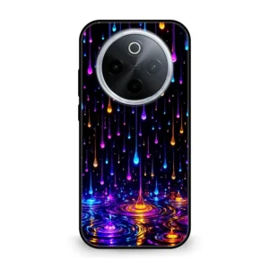 Premium Colourful Drops Mobile Cover for iQOO Z10 5g