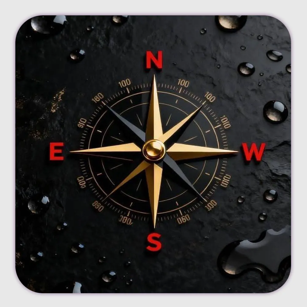Compass customized fridge magnets