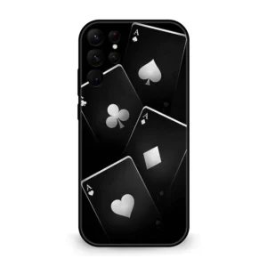 Premium Dack Cards Pattern Mobile Cover for Samsung S22
