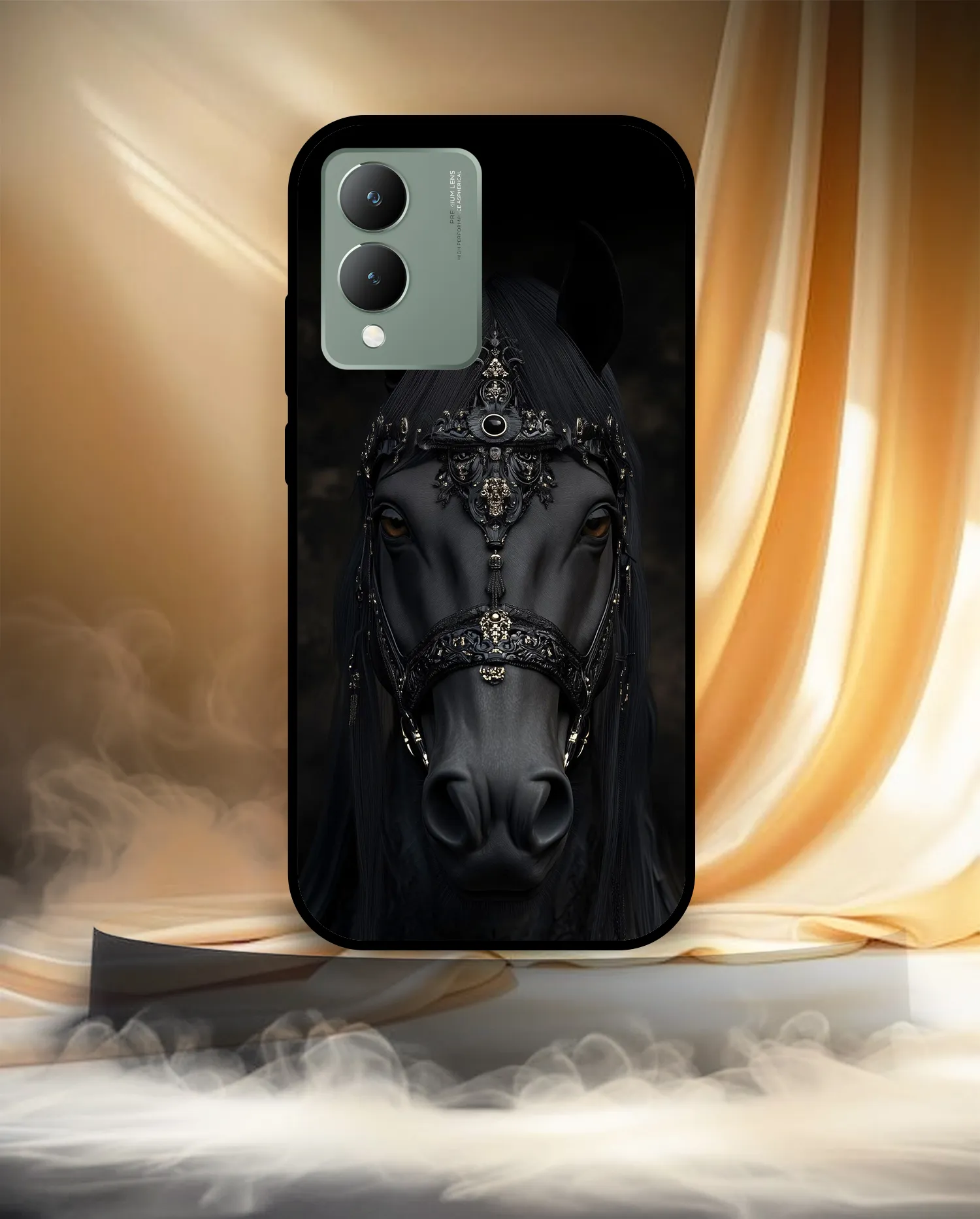 Premium Dark Horse Mobile Cover for Vivo Y17s - Image 3