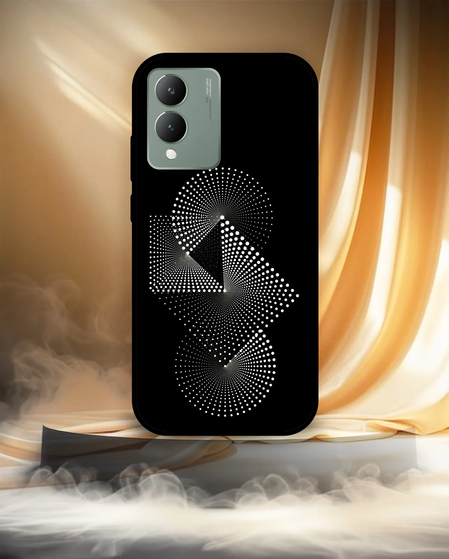 Premium Dotted Pattern Mobile Cover for Vivo Y17s - Image 3