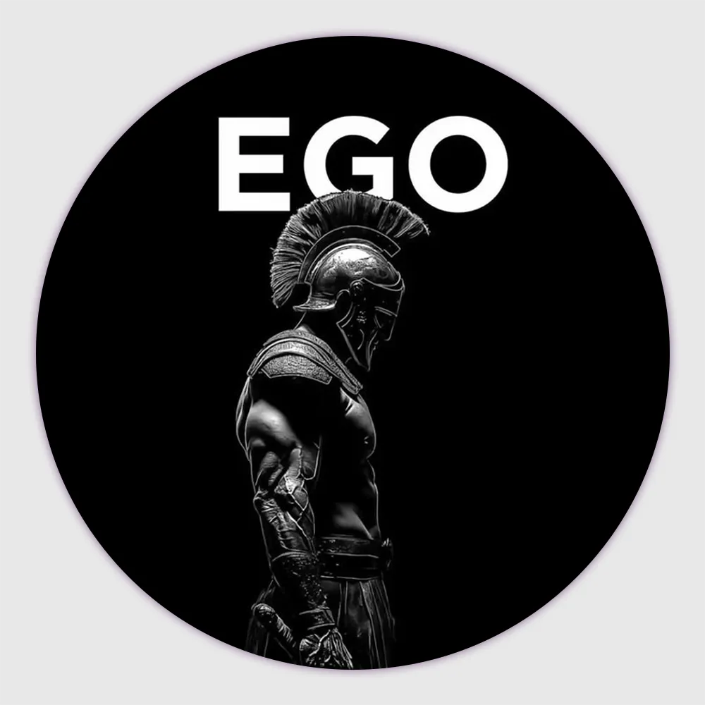 Round Ego customized fridge magnets