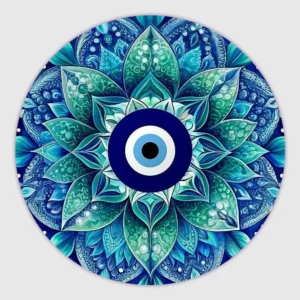 Round Evil eye fridge magnets