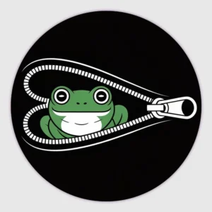 Round Frog customized fridge magnets