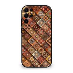 Premium Geometric Tile Pattern Mobile Cover for Samsung S22