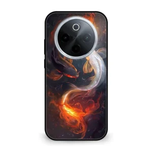 Premium Golden Fish Mobile Cover for iQOO Z10 5g