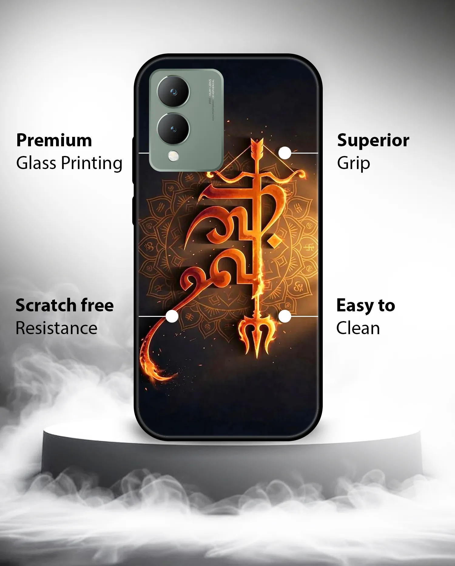 Premium Hindu Graphic Mobile Cover for Vivo Y17s - Image 4