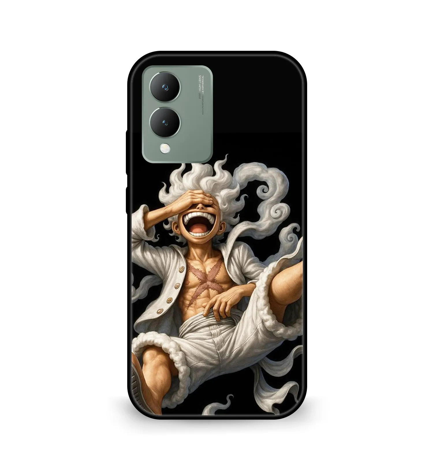 Premium Luffy Laughing Character Mobile Cover for Vivo Y17s