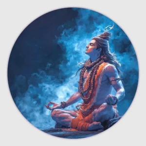 Round Mahadev customized fridge magnets
