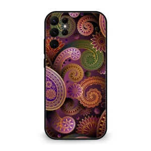 Premium Mandala Paisley Pattern Mobile Cover for Samsung S22