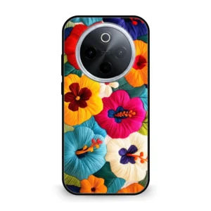 Premium MultiColor Flowers Mobile Cover for iQOO Z10 5g