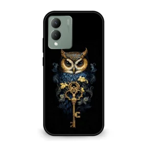 Premium Owl With Key Mobile Cover for Vivo Y17s
