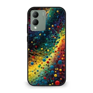 Premium Particle Flow Mobile Cover for Vivo Y17s