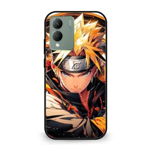 Premium Shinobi Fire Energy Mobile Cover for Vivo Y17s