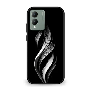 Premium Silver Pattern Mobile Cover for Vivo Y17s