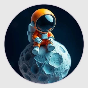 Round Space customized fridge magnets