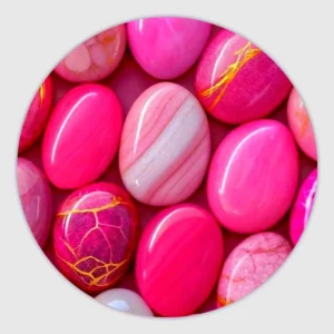 Round Stone customized fridge magnets