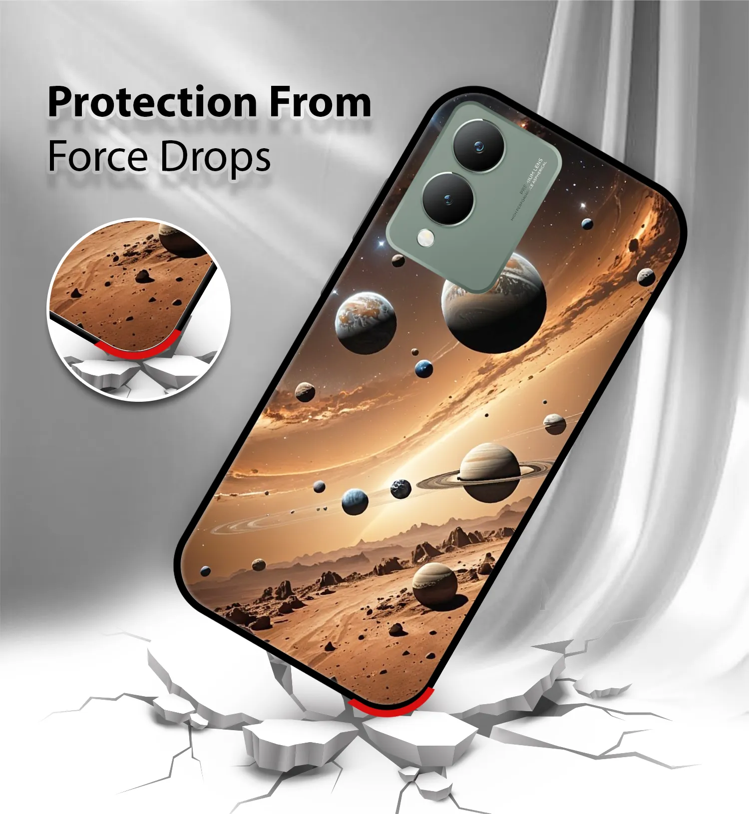 Premium The Universe Mobile Cover for Vivo Y17s - Image 2