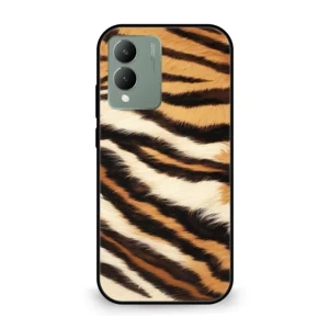Premium Tiger Pattern Mobile Cover for Vivo Y17s