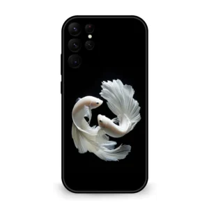 Premium White Fish Mobile Cover for Samsung S22