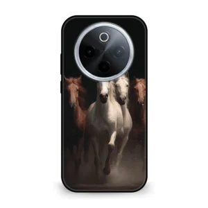 Premium Wild Running Horses Mobile Cover for iQOO Z10 5g