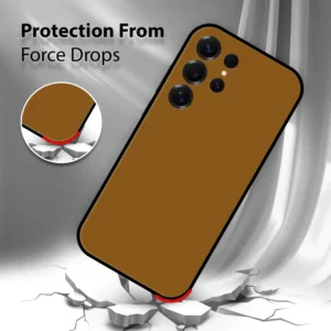 Chocolate Solid Case for Samsung S25 Ultra