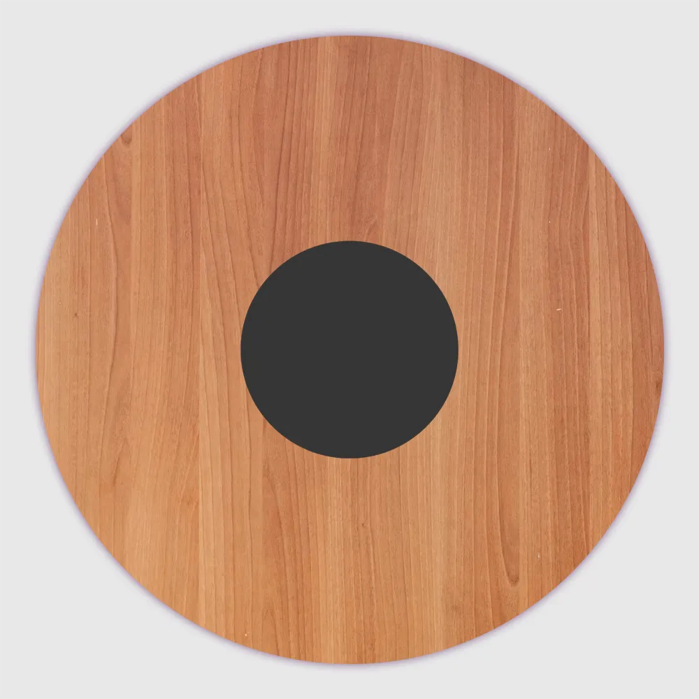 Round Premium Wooden Peacock Customized Fridge Magnets - Image 4