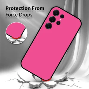 Hot pink Solid Case for Samsung S25 Ultra