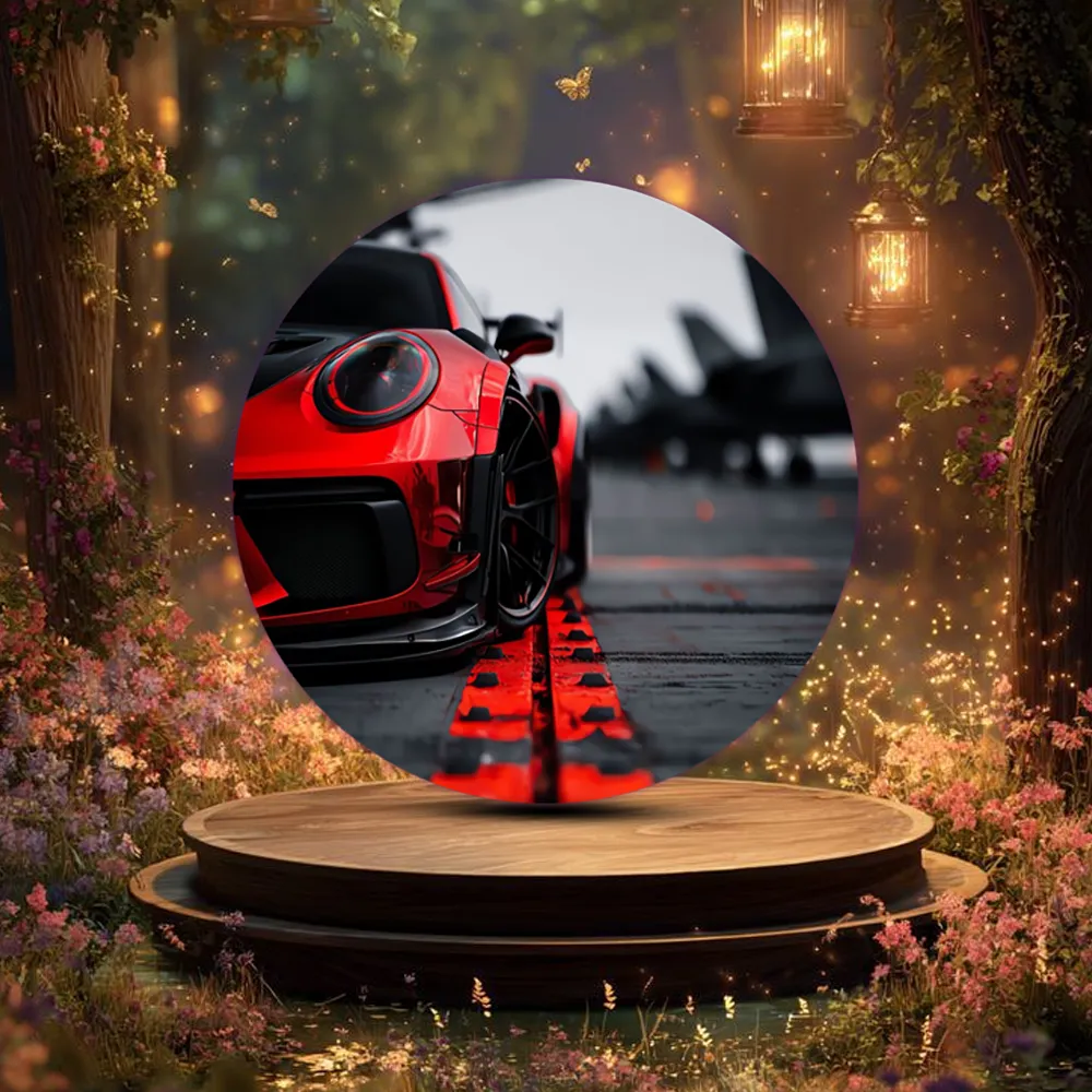 Round Sport car customized fridge magnets - Image 3