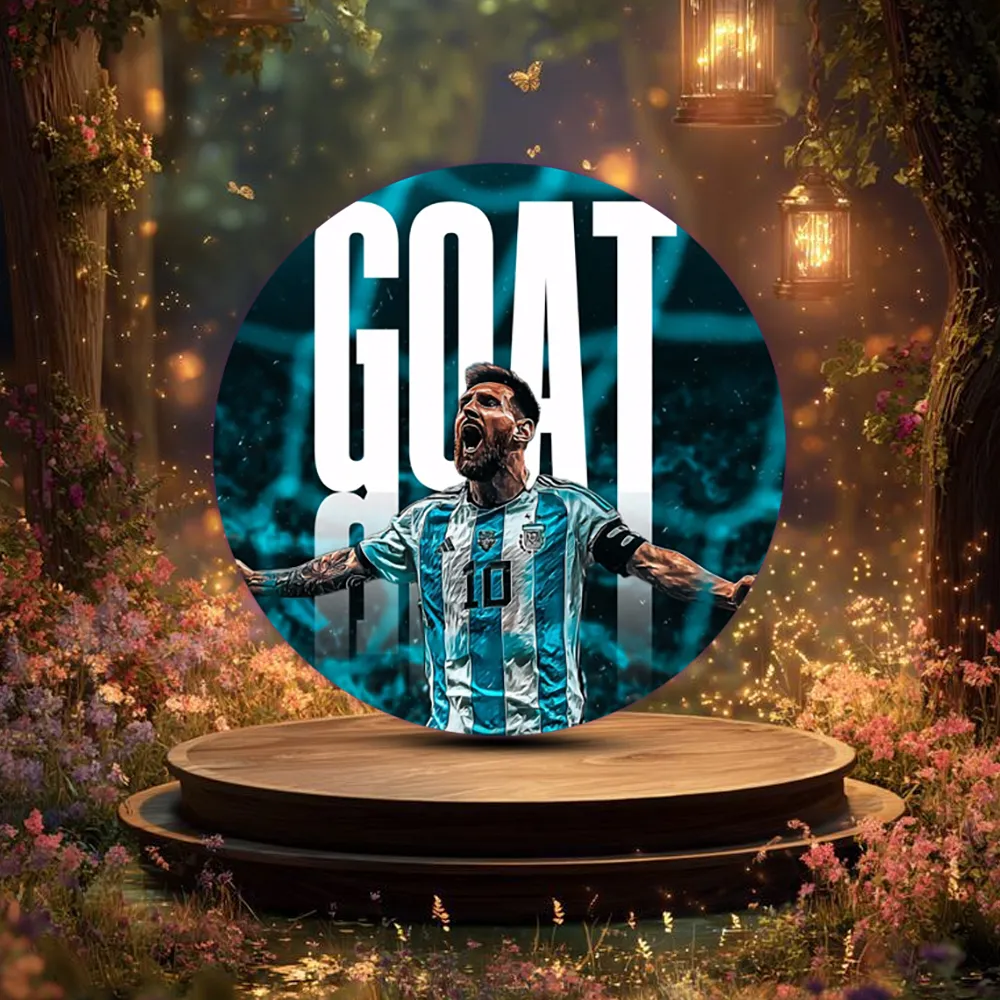 Round Messi customized fridge magnets - Image 3