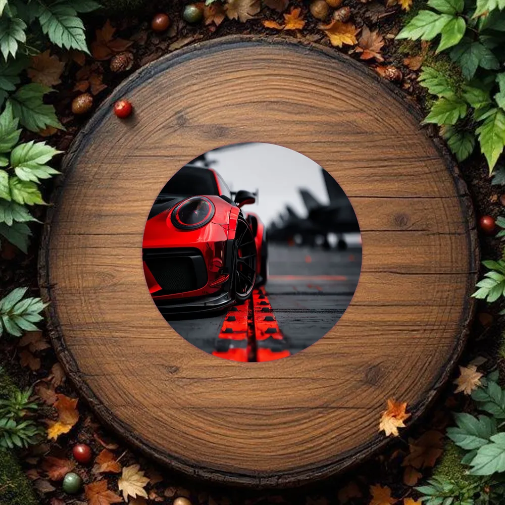 Round Sport car customized fridge magnets - Image 2