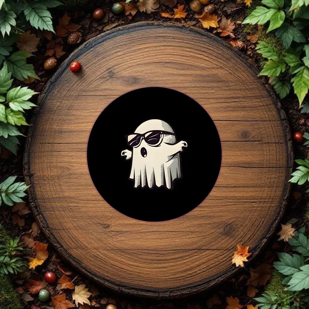 Round Ghost customized fridge magnets - Image 2