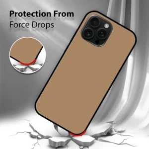 Mocha Solid Case for iPhone 16 Pro
