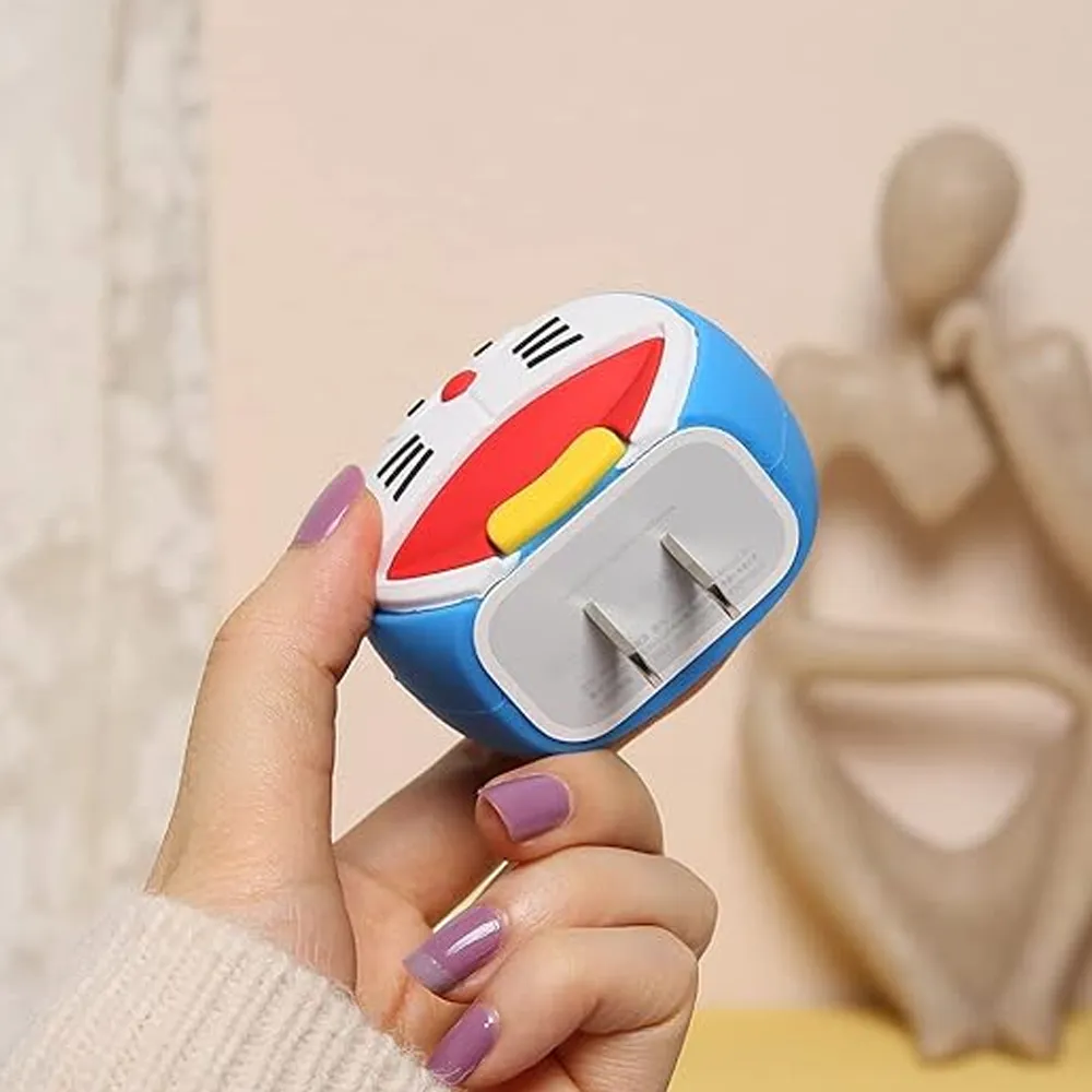 3D Doraemon Charging Cable Protector Cover for iPhone Charger - Image 2