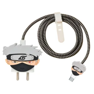 3D Naruto Kakashi Charging Cable Protector Cover for iPhone Charger