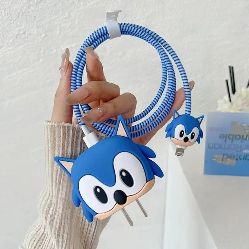 3D Sonic Charging Cable Protector Cover for iPhone Charger - Image 2