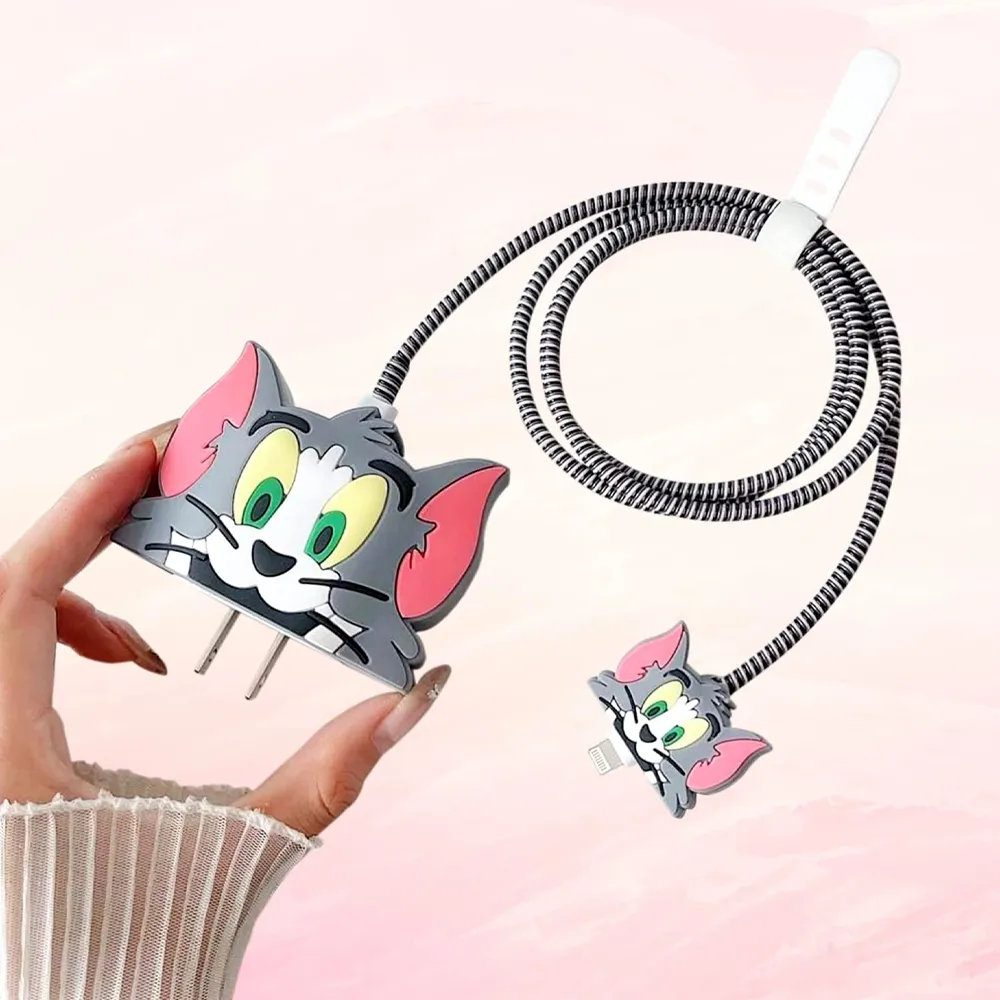 3D Tom Charging Cable Protector Cover for iPhone Charger - Image 4