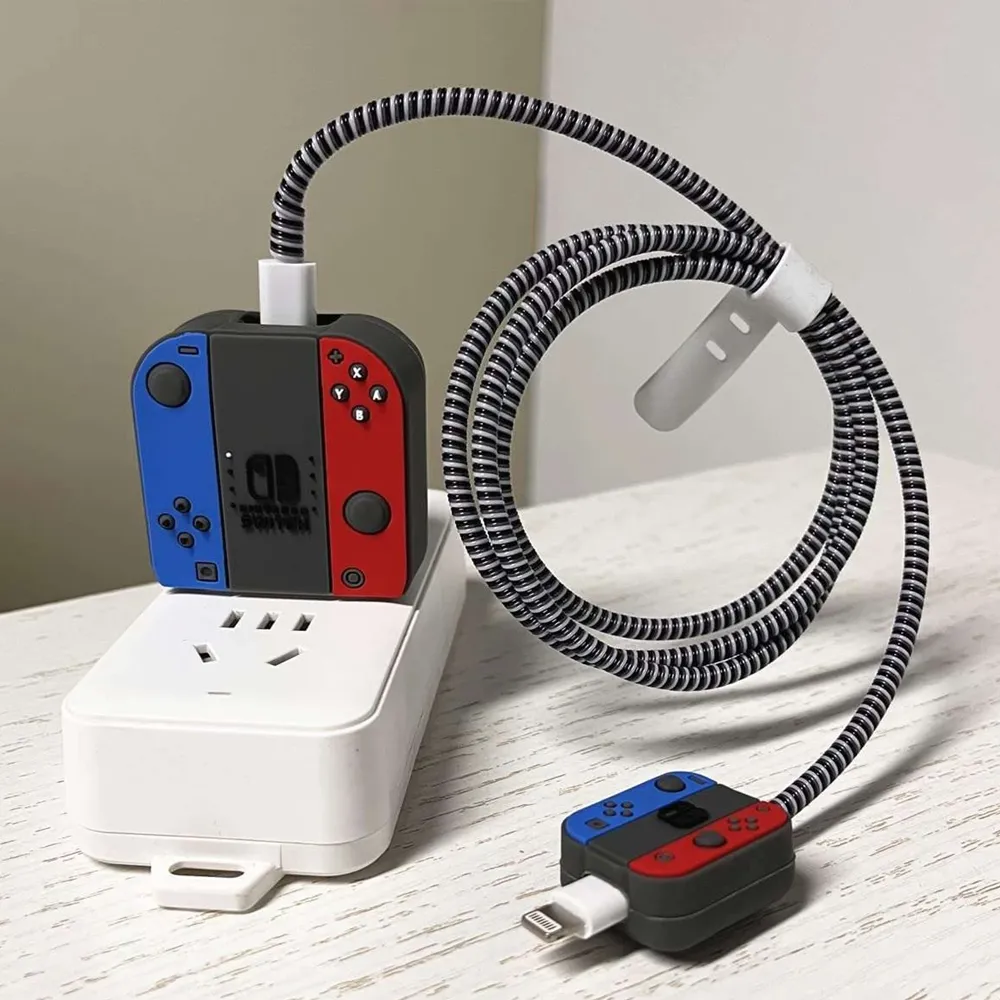 3D Gaming Charging Cable Protector Cover for iPhone Charger - Image 3